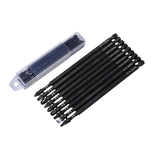Erbauer Embouts de vissage impact assortis 150 mm
