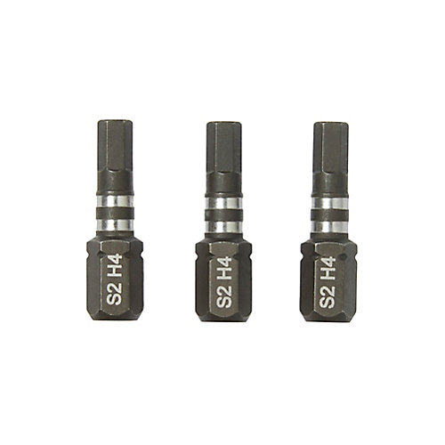 Erbauer Embout de vissage torsion impact H4 25 mm