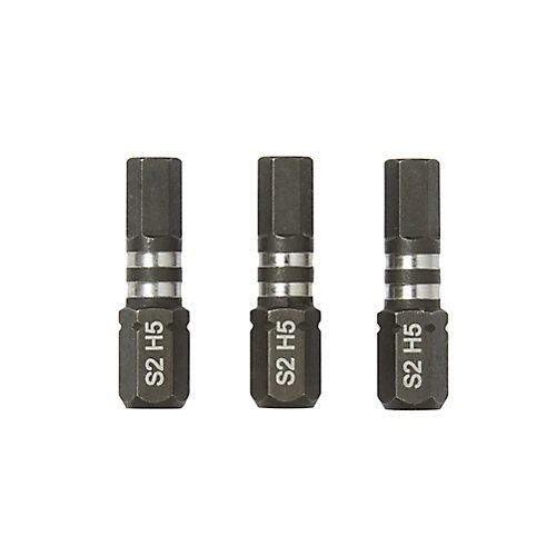 Erbauer Embout de vissage torsion impact H5 25 mm