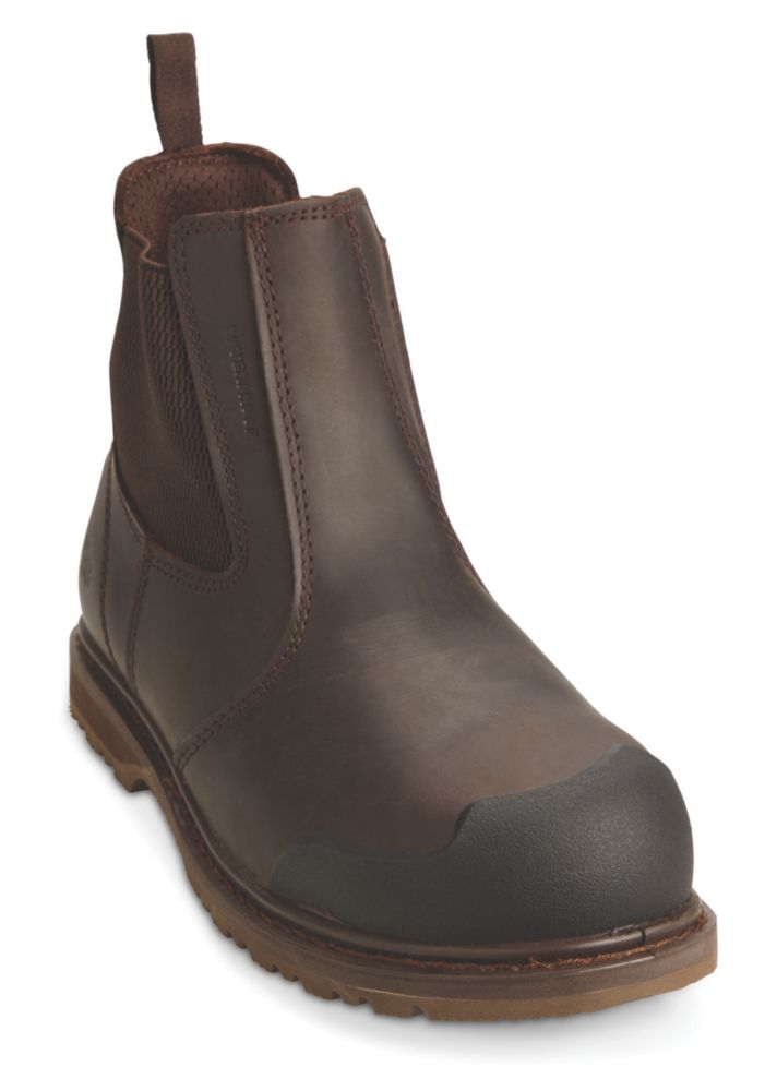 Site Bottines de sécurité S3 Prairie pointure 45 marron coque en acier résistante à l'eau