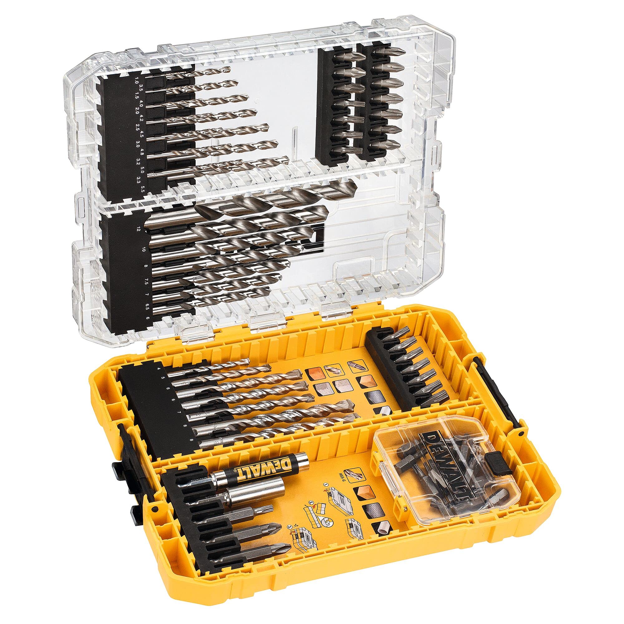 DeWalt DEWALT Bit und Bohrer-Set 72-tlg.