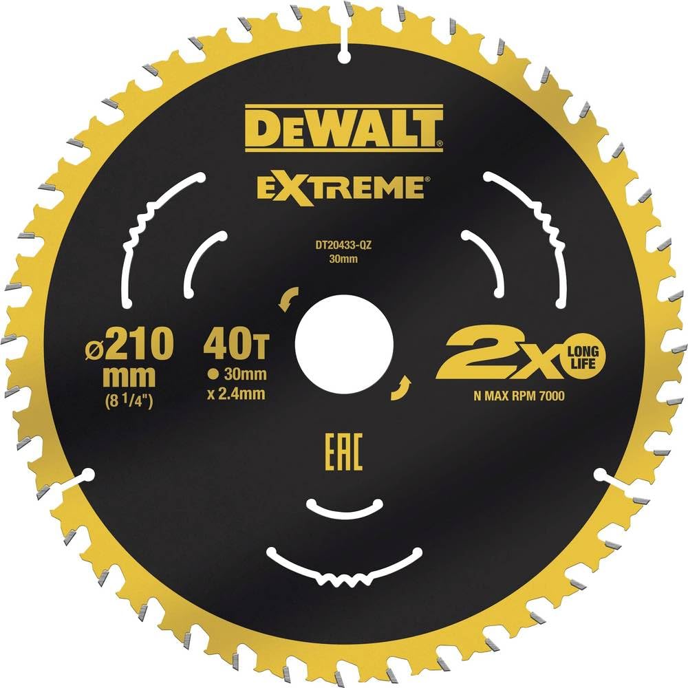 DeWalt DEWALT Kreissaegeblatt stat. 210/30mm 40WZ