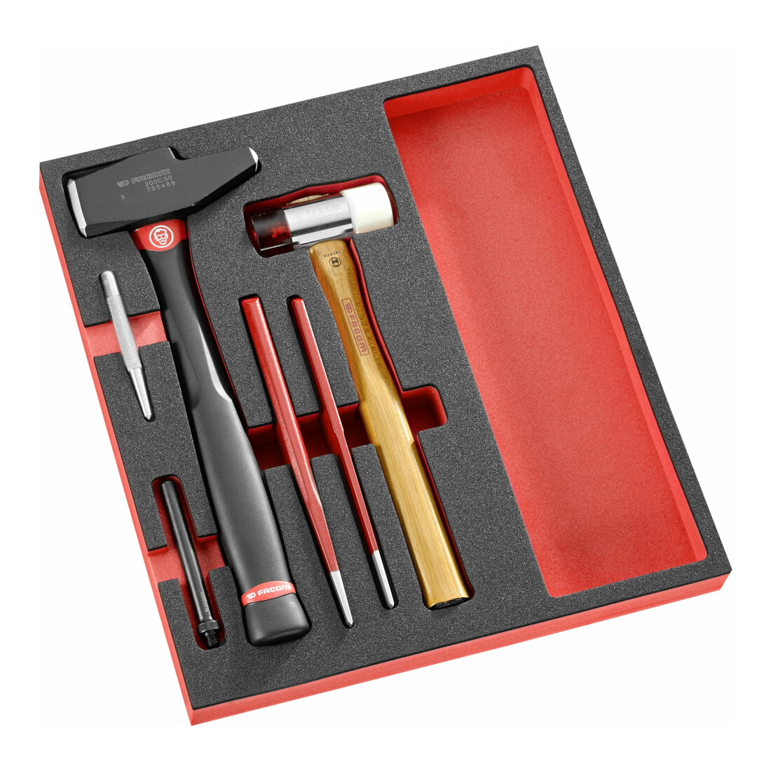 FACOM Kit d'outils de frappe , 6 pièces