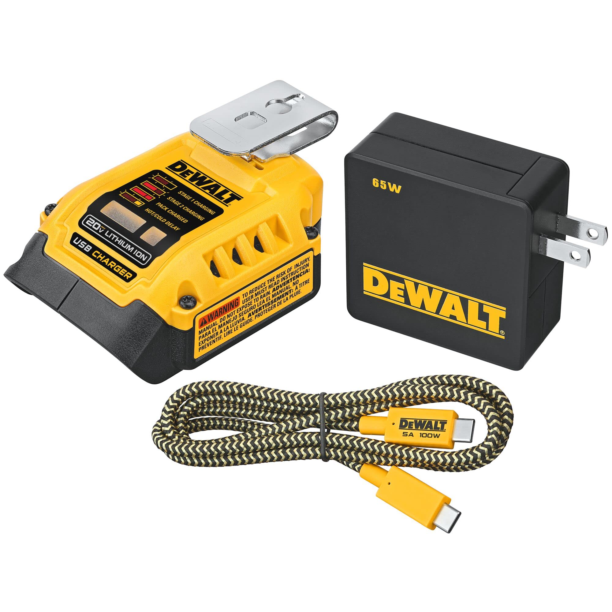 DeWalt DEWALT Kombi-Ladegeraet mit Powerbank-Funktion