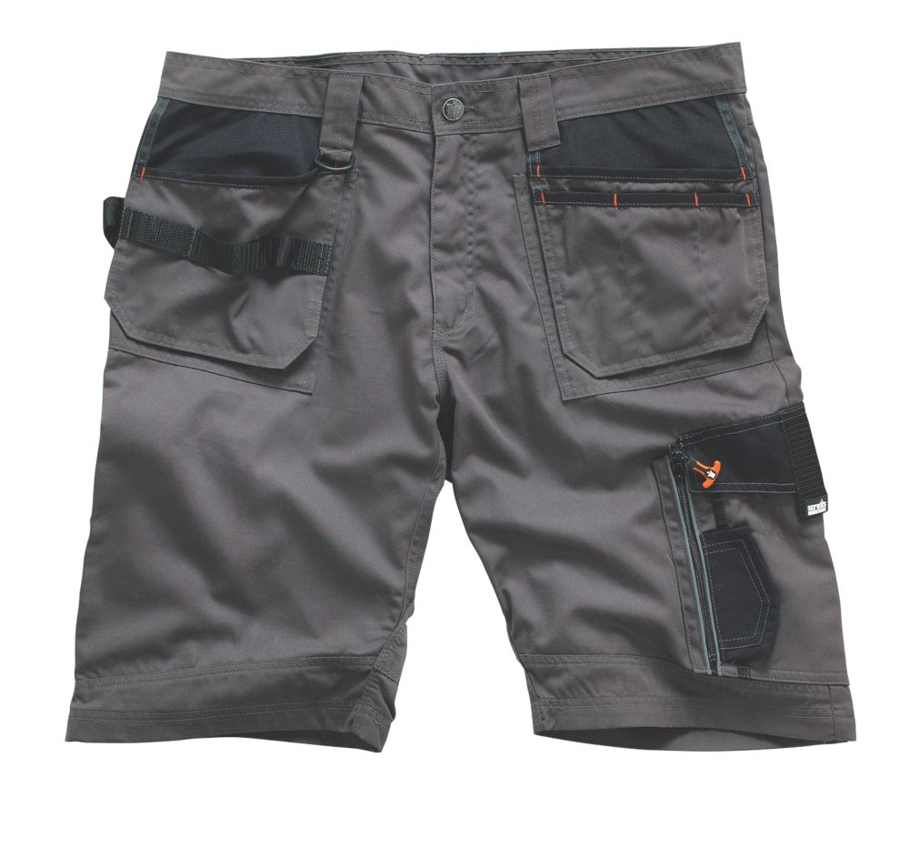 Scruffs Short de travail 3D Trade gris ardoise, taille 50