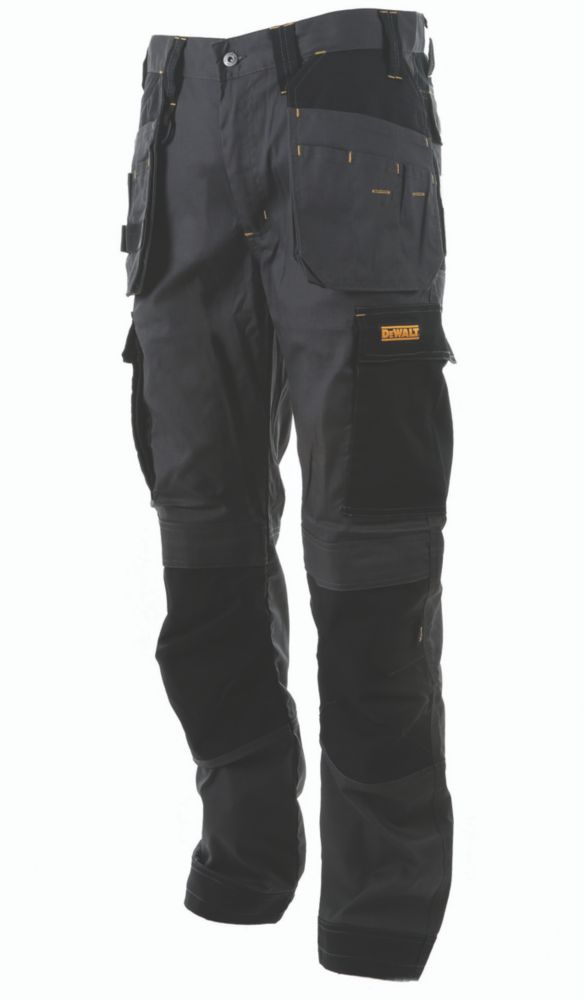 DeWalt Pantalon de travail Barstow DWC115-005 , gris anthracite, taille 44, longueur 74 cm