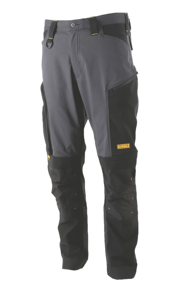 DeWalt Pantalon de travail Waterford, noir/gris, taille 44 longueur 79 cm