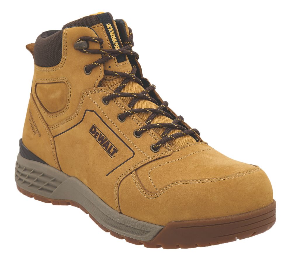 DeWalt Chaussures de sécurités montantes résistantes à l'eau S3 Corinth, miel pointure 43