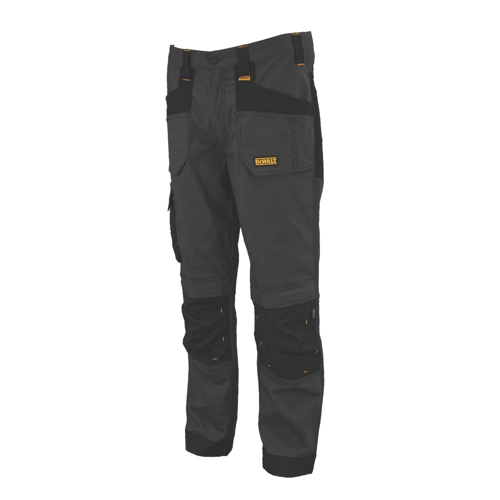 DeWalt Pantalon de travail Cambridge Coolmax, noir/gris, taille 44 longueur 79 cm