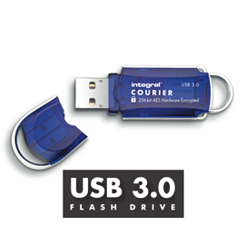 INTEGRAL Integral Courier FIPS 197 Encrypted USB 3.0