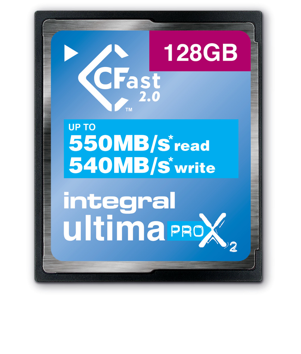 INTEGRAL 128GB CFAST R-550 W-540 MB/S