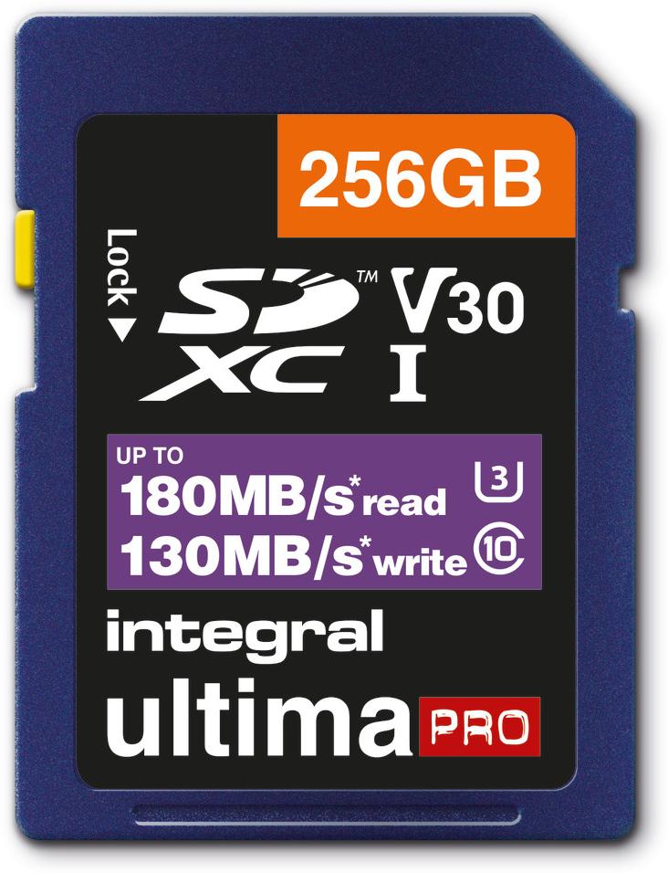 INTEGRAL Carte sdxc INSDX256G-180V30