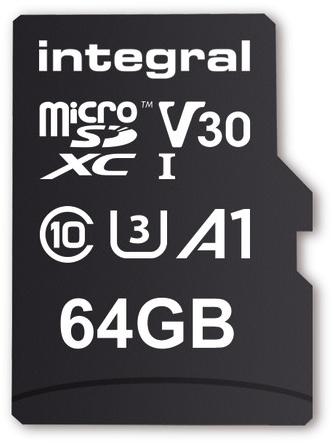 INTEGRAL Cartes micro sd INMSDX64G-100V30