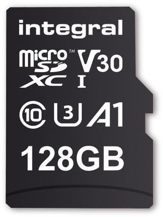 INTEGRAL Cartes micro sd INMSDX128G-100V30