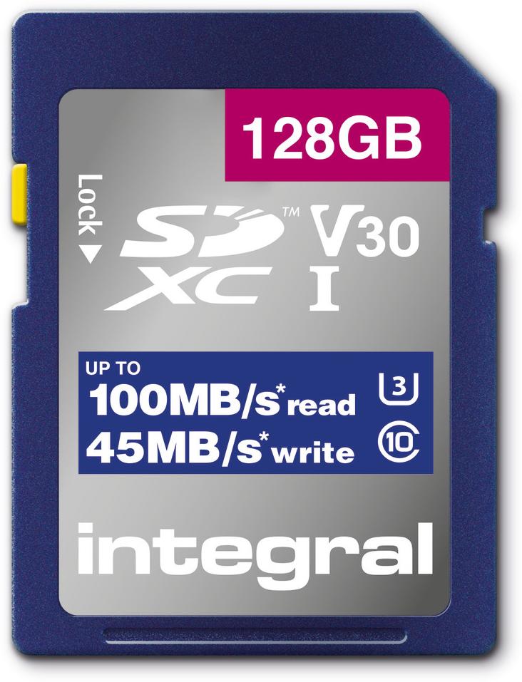 INTEGRAL Carte sécure digital INSDX128G-100V30