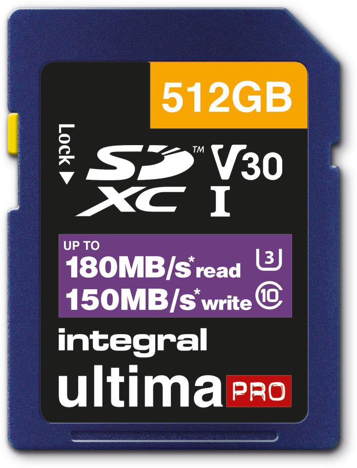 INTEGRAL Carte sdxc INSDX512G-180/150V30