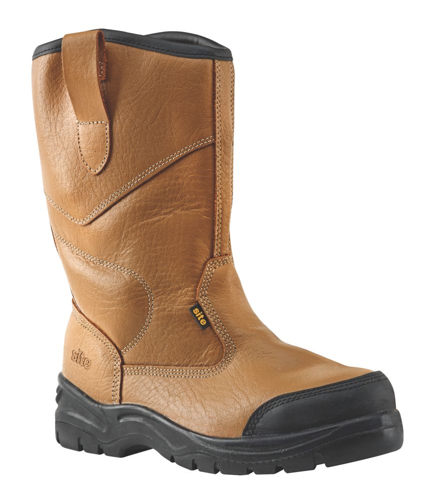 Site Bottes de sécurité de pétrolier S1 P Gravel havane pointure 47