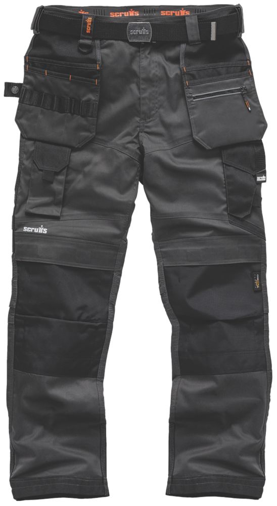 Scruffs Pantalon de travail Pro Flex Holster , graphite, taille 44, longueur 86 cm