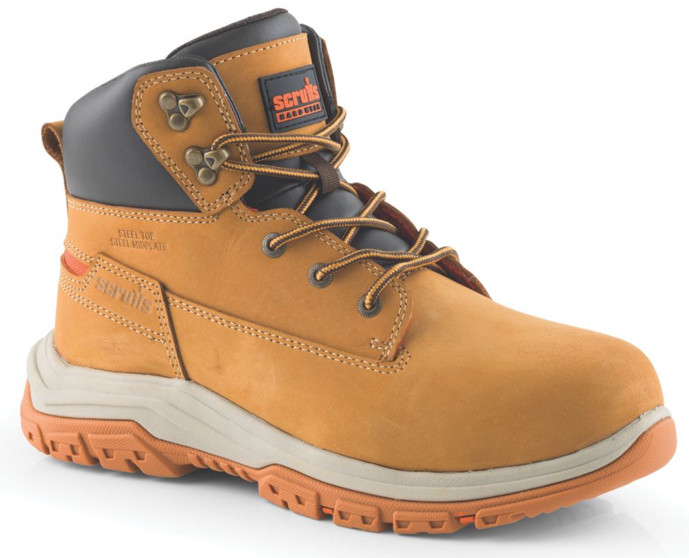 Scruffs Bottes de sécurité SB P Ridge havane pointure 42