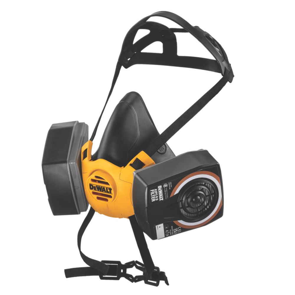 DeWalt Demi-masque respiratoire grande taille avec filtres A2-P3
