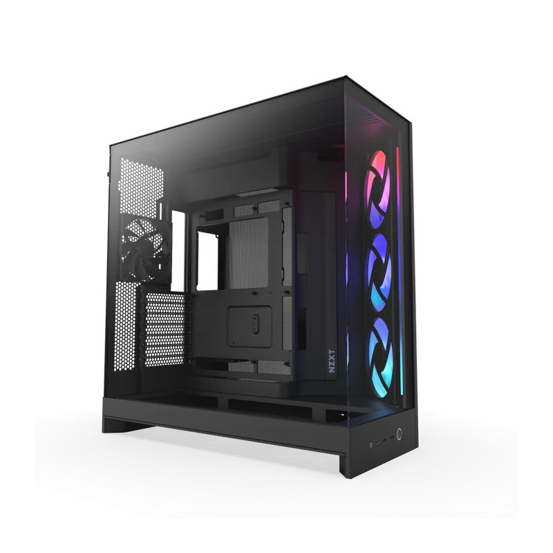 NZXT H9 Flow RGB (CM-H92FB-R1) Dual-Chamber Mid-Tower Case w/ RGB Fans