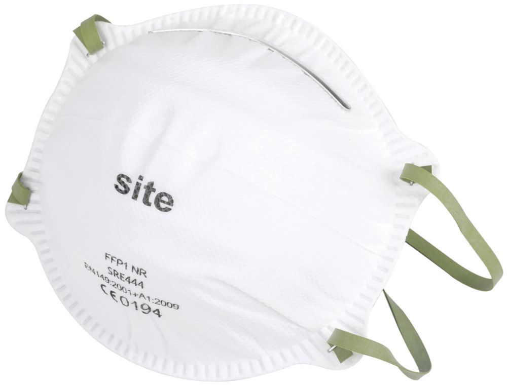 Site Lot de 10 masques moulés sans soupape P1