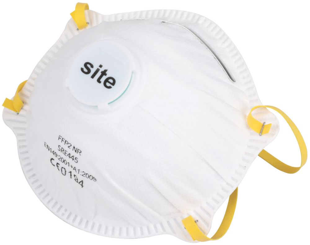 Site Lot de 10 masques moulés à soupape P2