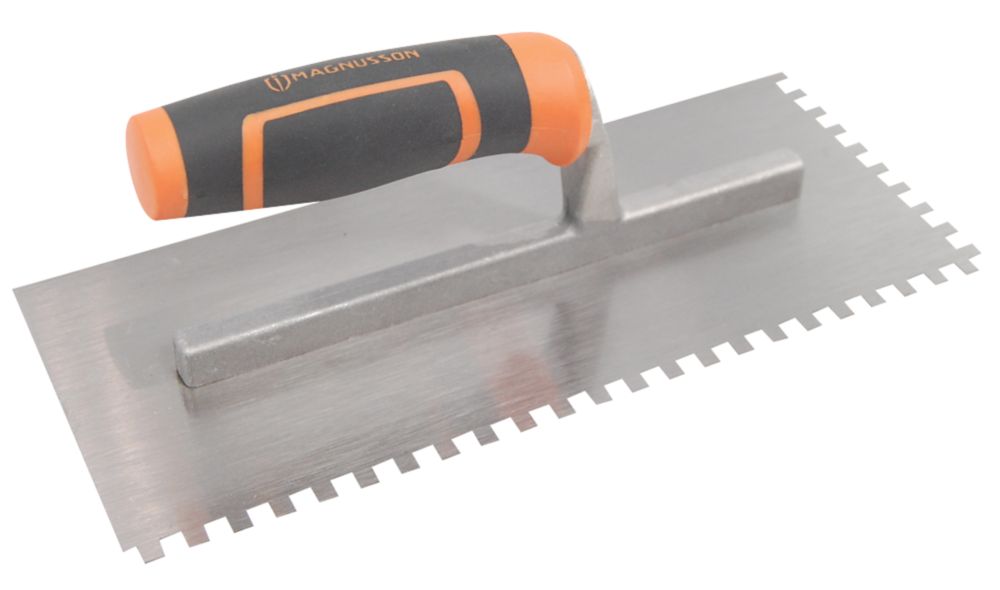Magnusson Platoir à colle cranté 6mm U6 279mm x 120mm