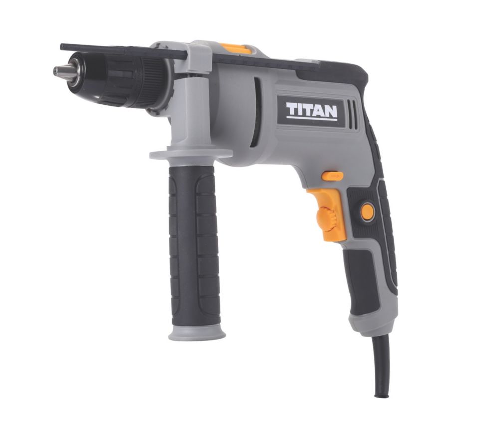 Titan Perceuse à percussion filaire 220-240V TTB877DRH 600W
