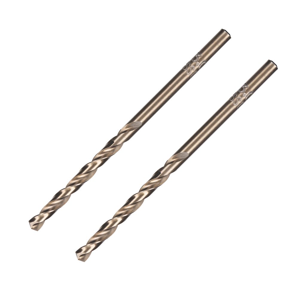 Erbauer Jeu de 2 forets métal à queue droite 3mm x 61mm