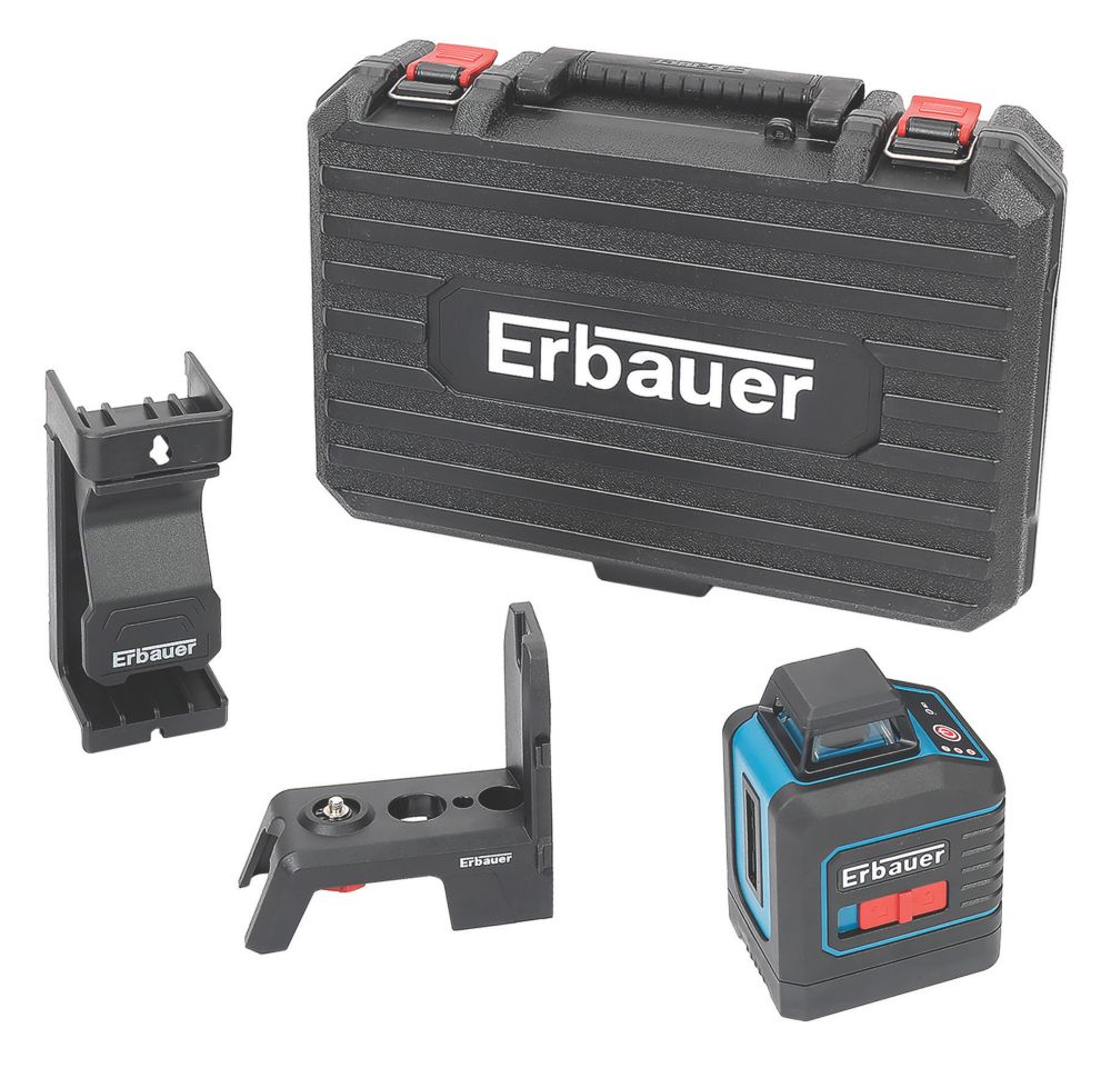 Erbauer Niveau laser croix rouge autonivelant 20 m