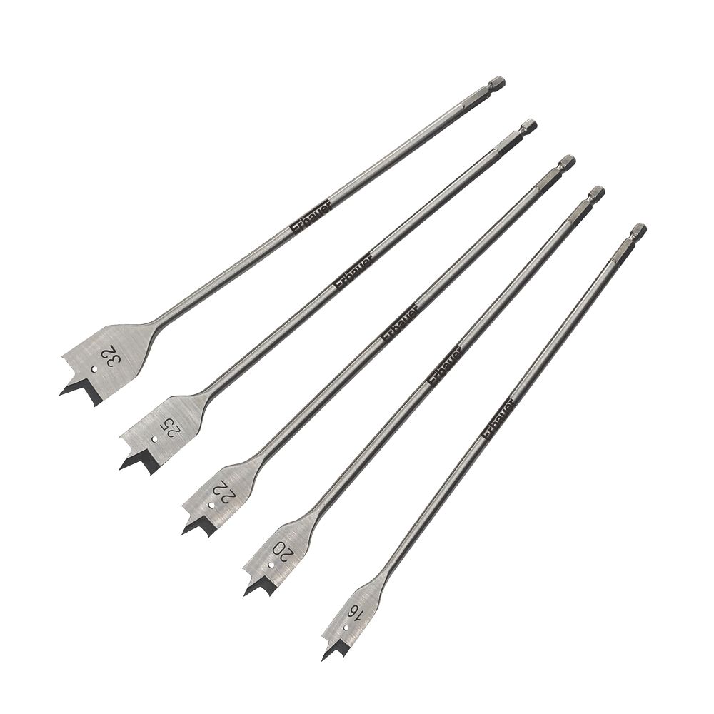 Erbauer Jeu de 5 mèches à bois plates