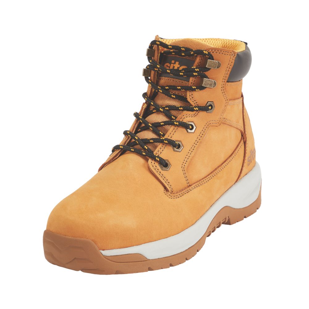 Site Chaussures de sécurité SB Arenite pointure 41 coque en acier couleur miel