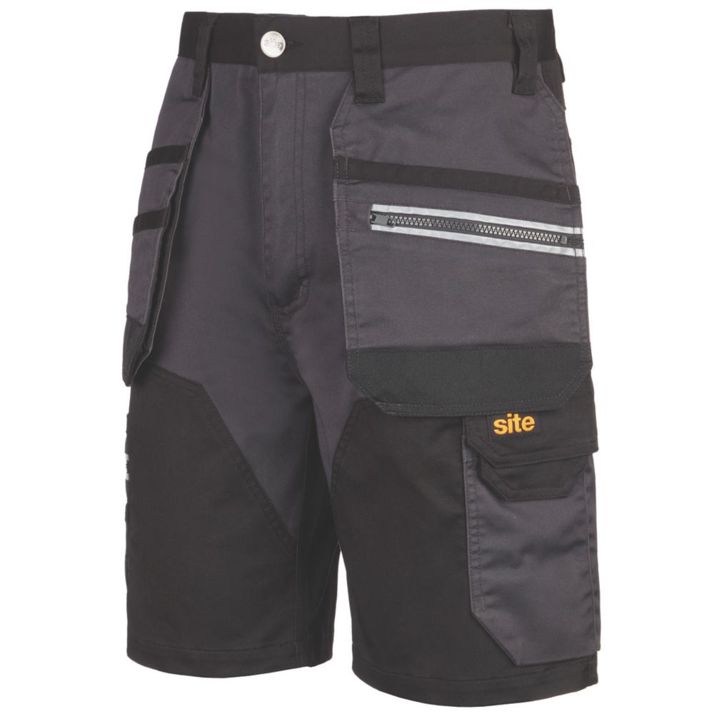 Site Short de travail Kirksey , gris et noir, taille 48