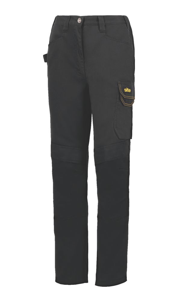 Site Pantalon de travail pour femme Heyward , noir, taille 46, longueur 79 cm