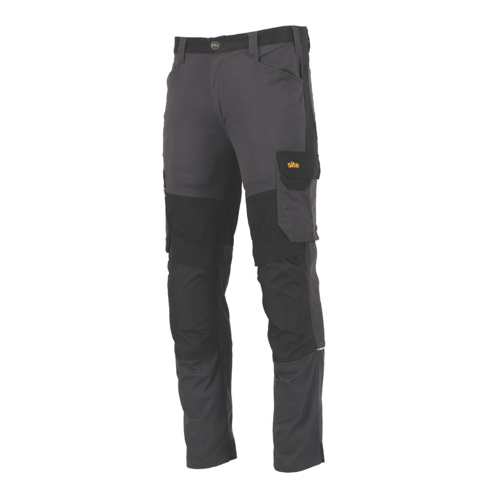 Site Pantalon de travail Evenson gris/noir taille 46, longueur de jambe 81cm