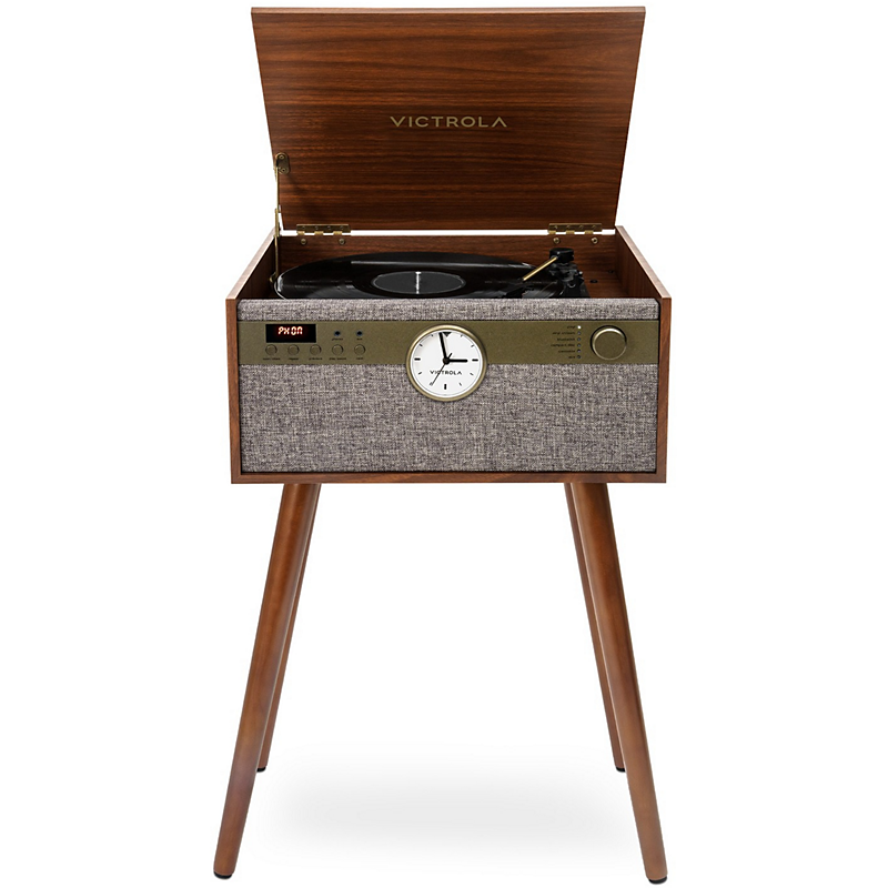 Victrola platine vinyle vta-835 pieds noyer