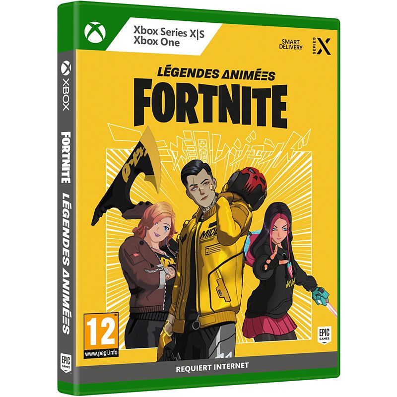 JUST FOR GAMES jeu xbox  fortnite legendes animees