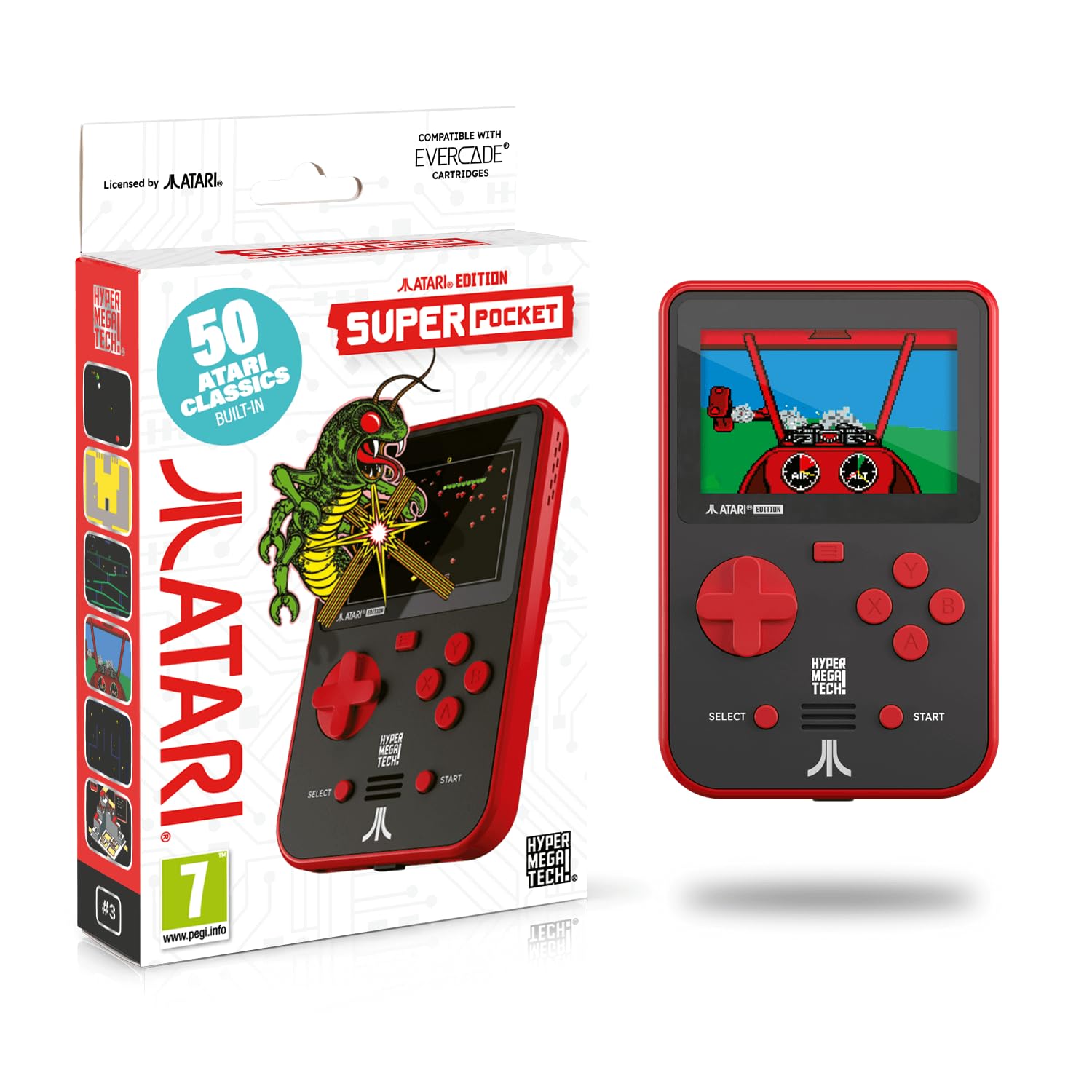 JUST FOR GAMES Console rétrogaming Atari Super Pocket