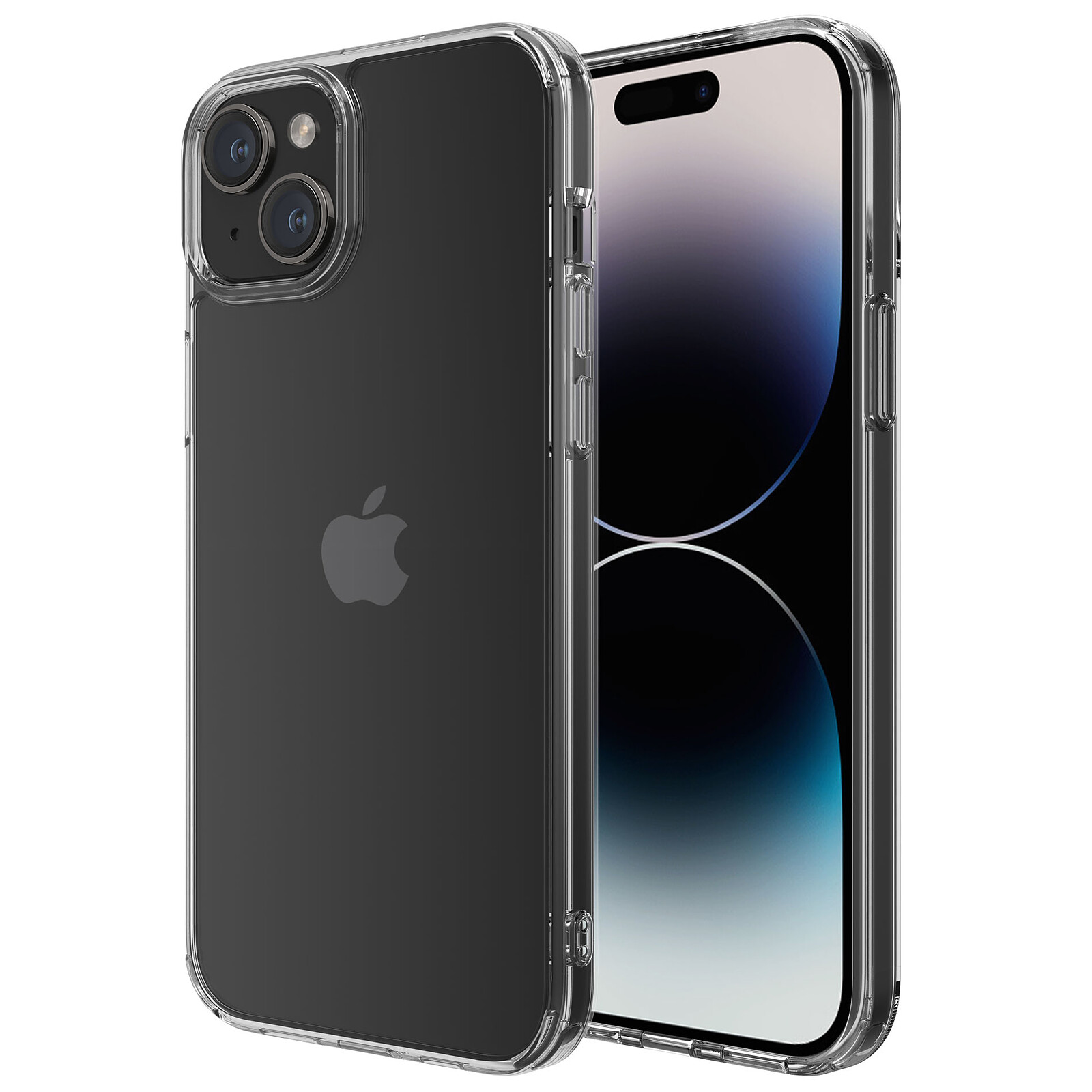 Qdos QDOS Hyrbid iPhone 15 Plus (Transparent)