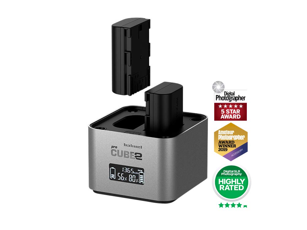 Hahnel Chargeur PROCUBE2 pour batteries Canon LP-E6, LP-E8 et LP-E17