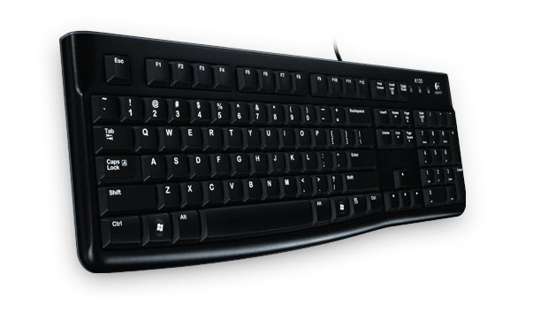 Logitech K120 Corded Keyboard black
