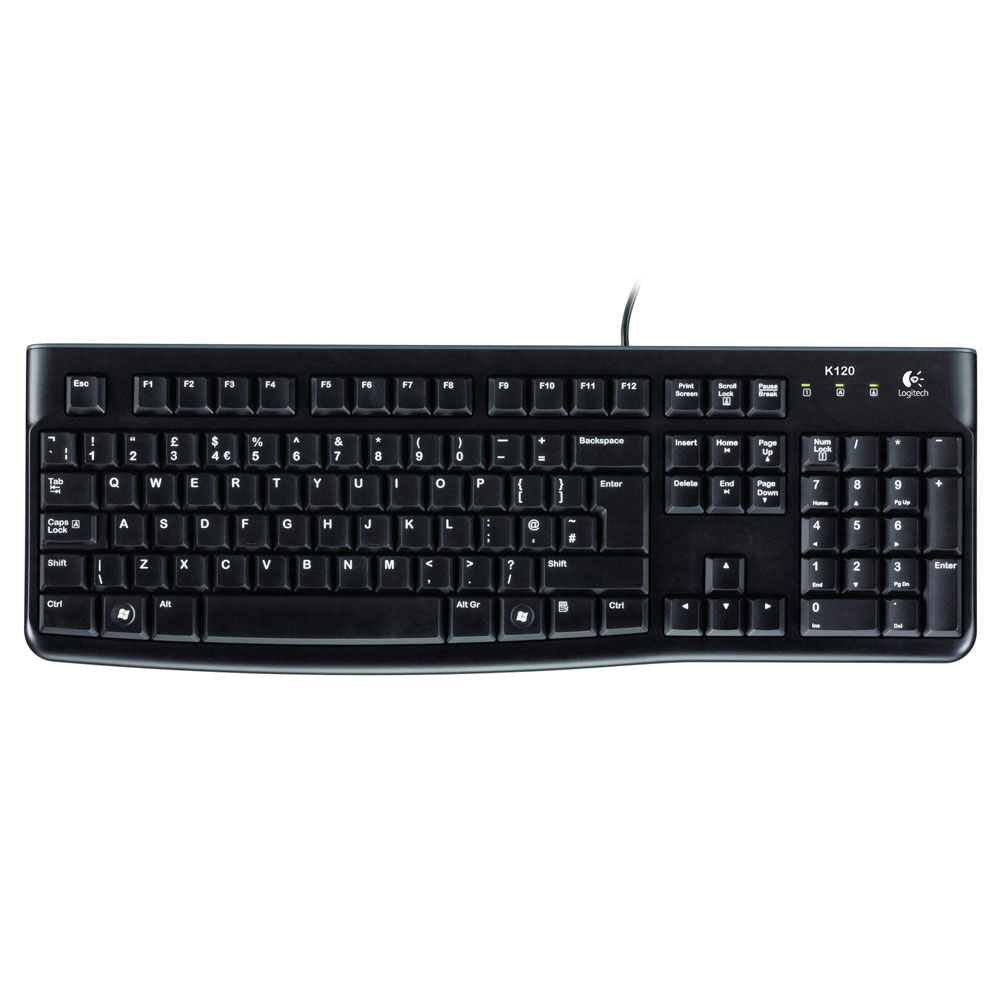 Logitech Keyboard K120 QWERTY for Business