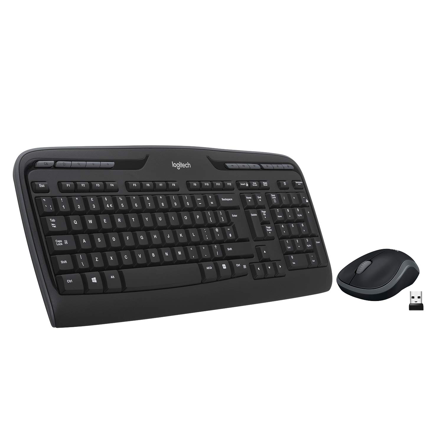 Logitech Desktop MK330 Wireless Black