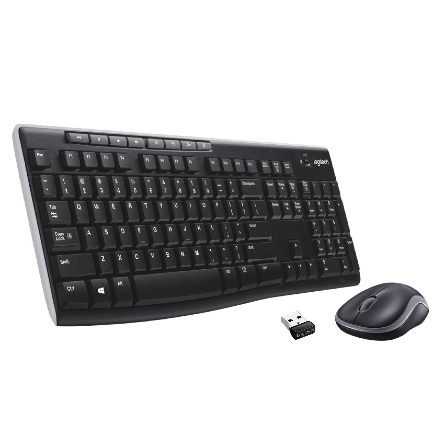 Logitech MK270 Wireless Combo Keyboard and mouse set wireless 2.4 GHz Nordic (PAN)