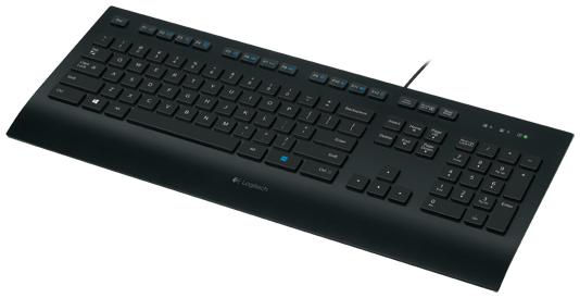 Logitech Corded K280e Clavier USB nordique
