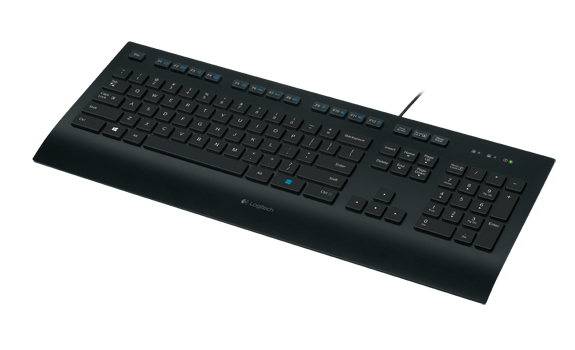 Logitech K280e corded Keyboard USB black