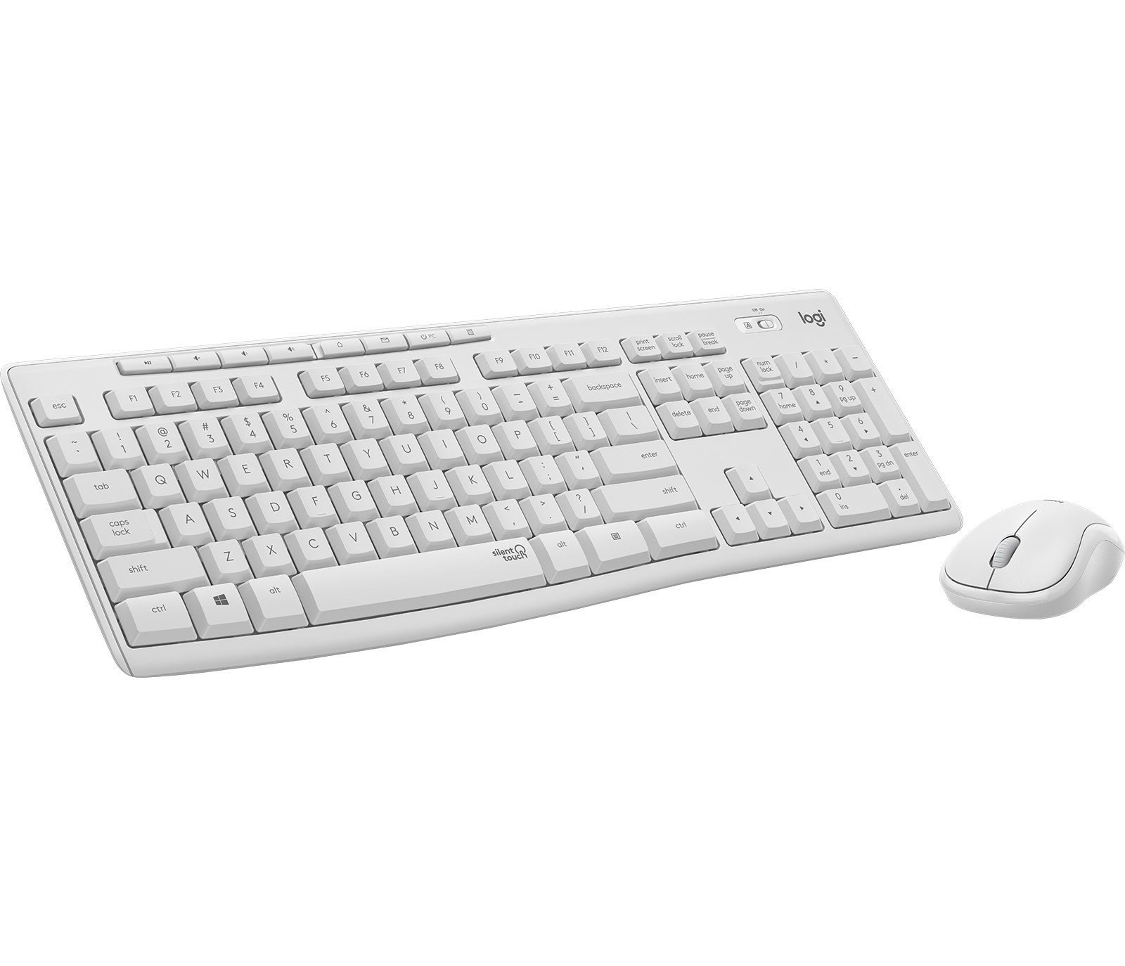 Logitech MK295 Silent Wireless Combo OFF WH HUN