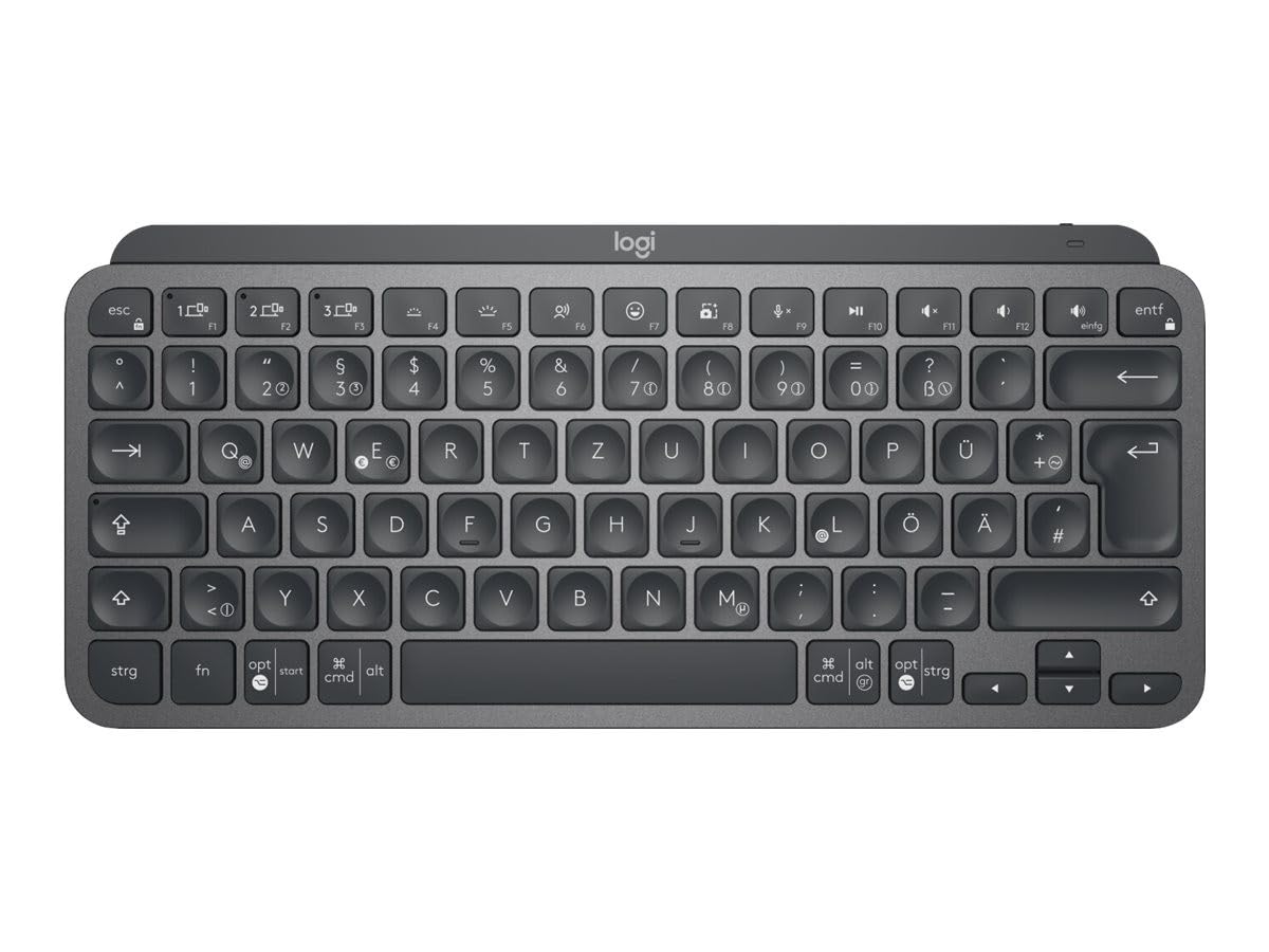 Logitech Clavier sans fil MX Keys Mini pour Entreprises QWERTY rétroéclairé gris