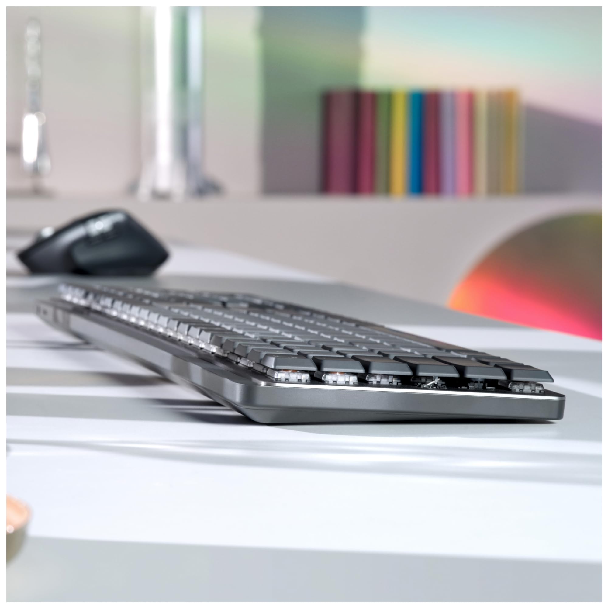 Logitech MX Mechanical clavier RF sans fil + Bluetooth US International QWERTY
